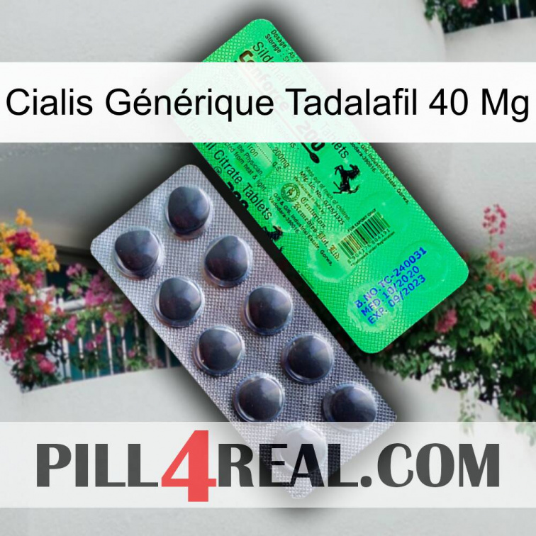 Cialis Générique Tadalafil 40 Mg new04